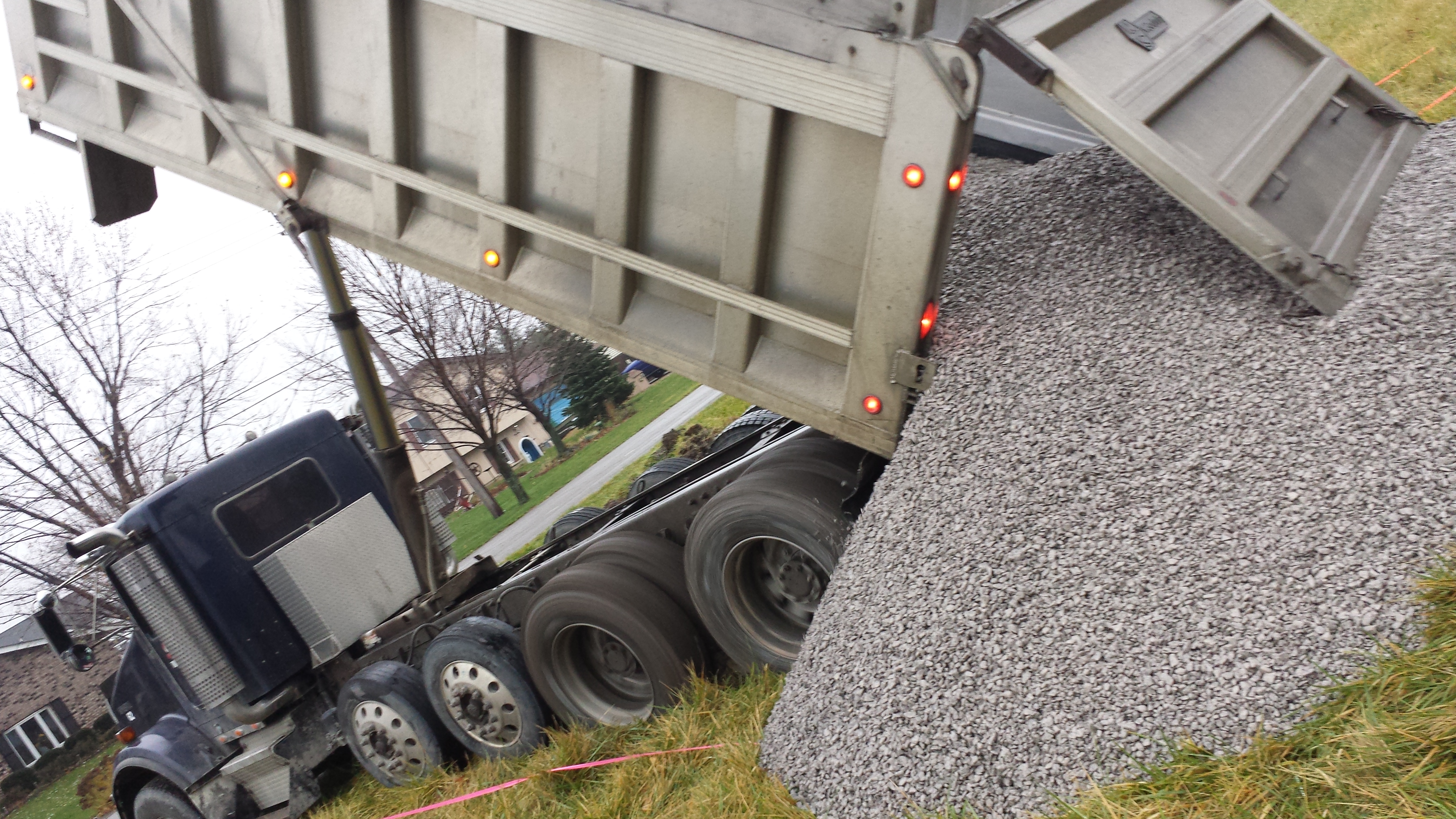 Image result for dump truck of gravel